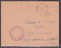 Cachet Militaire - Lettre - Militaire Stempels Vanaf 1900 (buiten De Oorlog)