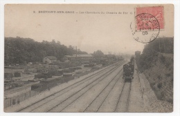 91 ESSONNE - BRETIGNY SUR ORGE Les Chantiers Du Chemin De Fer - Bretigny Sur Orge