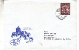 Liechtenstein - Lettre De Service De 1992 ° - Avec Vignette De L´expo - Oficial