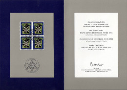 Suisse - 2001 Special Booklet From Official Postal Office For Christmas & New Year 2002 - Covers & Documents