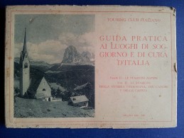 M#0L26 GUIDA LUOGHI DI SOGG. E CURA TCI 1935/BEZZECCA/COREDO/GOBBERA/RONZONE/CADORE - Andere & Zonder Classificatie