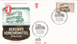 DOPPELDECKAUTOBUS,FDC COVERS,1973,BERLIN,GERMANY - Bus