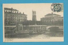 CPA Série LA SEINE A TRAVERS PARIS - Pont-au-Change Place Du Châtelet - La Seine Et Ses Bords