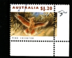 AUSTRALIA -  2000  $ 1.20  PINE COCKATOO  1 KANGAROO  REPRINT  FINE USED - Prove & Ristampe