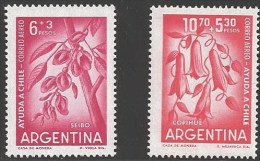 Argentina Aereo 074/75 ** Foto Estandar. 1960 - Luchtpost