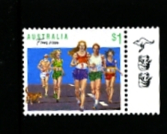 AUSTRALIA -  1997  $ 1  FUN RUN  1 KANGAROO  2 KOALAS  REPRINT  MINT NH - Prove & Ristampe