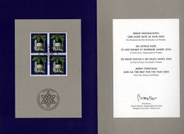 Suisse - 2002 Special Booklet From Official Postal Office For Christmas & New Year 2003 - Brieven En Documenten