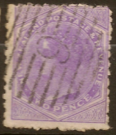 NZ 1882 2d Pmk 6 Obliterator SG 196 U #QM145 - Used Stamps