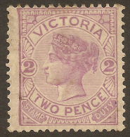 VICTORIA 1886 2d Pale Mauve QV SG 314a HM #QJ663 - Ongebruikt