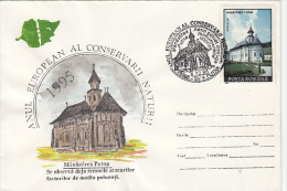 PUTNA MONASTERY, SPECIAL COVER, 1995, ROMANIA - Abbayes & Monastères