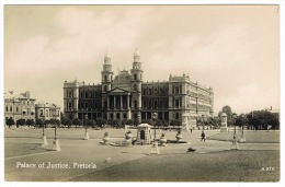 RB 1069 -  Early Real Photo Postcard - Palace Of Justice - Pretoria South Africa - Afrique Du Sud