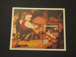 TURKS & CAICOS - BF 1980 NATALE( Pinocchio) -  NUOVO(++) - Turks E Caicos
