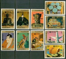 1970 Fujeira Exposition D'Osaka Mic.439/44 + PA445/48 Set MNH** B626 - 1970 – Osaka (Japon)