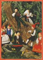 NORGE 010, * HARDANGER SETESDALS GIRLS & BOYS ROMERIKE COSTUME * SENT To DK With THEMATCI STAMP 1967 - Norway