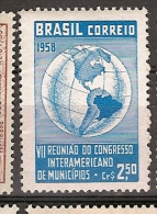 Brazil ** & VII Inter-American Congress Of Municipalities 1958 (667) - Neufs