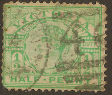 VICTORIA 1896 1/2d Emerald QV SG 331 U #QJ654 - Oblitérés