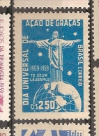 Brazil * & 50 Years Of The Universal Day Of Thanksgiving, Christ On The Mount Concorvado 1959 (686) - Ungebraucht