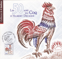 France 2012, Les 50 Ans Du Coq De DECARIS, 4TP à Valeur Permanente, Oblitéré Du Salon 8-11-2012 - Collectors