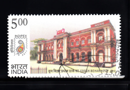 INDIA, 2010, FINE USED, First Day Cancelled. Postal Heritage Buildings, Architecture,  COOCH BEHAR H.P.O, 1 V - Gebraucht