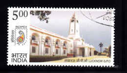 INDIA, 2010, FINE USED, First Day Cancelled. Postal Heritage Buildings, Architecture,  LUCKNOW  G.P.O, 1 V - Gebruikt