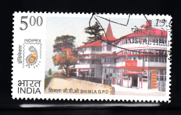 INDIA, 2010, FINE USED, First Day Cancelled. Postal Heritage Buildings, Architecture,  SHIMLA  G.P.O, 1 V - Gebruikt