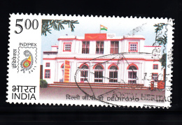 INDIA, 2010, FINE USED, First Day Cancelled. Postal Heritage Buildings, Architecture,National Flag, DELHI   G.P.O, 1 V - Gebraucht