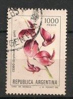 Timbres - Amérique - Argentine - 1985 - 1000 Pesos -  Ceibo - - Gebraucht