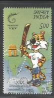 INDIA, 2010, FINE USED, Queens Baton Relay, Commonwealth Games, , 1 V (Rs 5) - Gebraucht