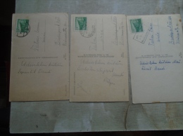 Hungary  - Soccer Football - Szolnok Légierö - 1955-  Dombai  András    Signed  3 Postcards  D133606 - Lutte