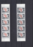 Congo Belge - COB 413 / 14 ** - MNH - En Bande De 5 - Cooperation Technique - Valeur 9 Euros - 1947-60: Mint/hinged