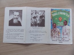 Prentje Van Vlaamse Missionaris Die Naar Kongo Trokken 1953 - Religión & Esoterismo