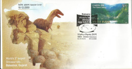 India Cover 2009, Dinosaur Site Balasinor Gujrat, Prehistoric Animal, Sir Richard Owen Biologist, Fossil Park, - Fossilien