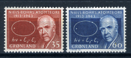 1963 - GROENLANDIA - GREENLAND - GRONLAND - Catg Mi. 62/63 - MNH - (T/AE22022015....) - Ungebraucht