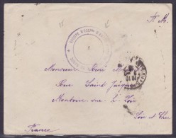 Cachet Militaire - Lettre - Cachets Militaires A Partir De 1900 (hors Guerres)