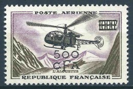 Reunion CFA - 1957 - Alouette  -PA N° 57 - Neuf ** - MNH - Aéreo