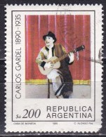 Argentina, 1985 - 200p Carlos Gardel - Nr.1502 Usato° - Usados