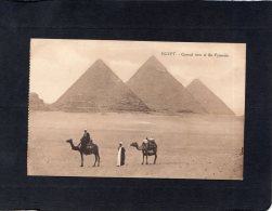56902   Egitto,    General  View  Of The  Pyramids,    NV(scritta) - Piramidi