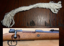 MAUSER 98 : Mèche En Coton Pour Kit Nettoyage Et Entretien RG 34 REINIGUNGSGERAT - Decorative Weapons