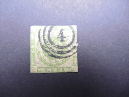 DANEMARK - N° Yvert 9 ( Avec Filigrane ) -  Léger Aminci - Cote 200 € - A Voir - Lot P13289 - Used Stamps