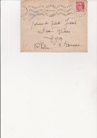 LETTRE OBLITERATION FLAMME ONDULEE GAP - EN 1949 -FETES DU RATTACHEMENT DAUPHINE - FRANCE -8-6-1949 - Oblitérations Mécaniques (flammes)