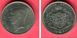 20 FRANCS 1931  ( KM   ) TB+ 60 - 20 Francs & 4 Belgas