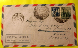 EGITTO 1953 AEROGRAMMA BEN AFFRANCATO - Storia Postale