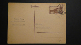 Germany - Saarland - 1931 - MI: P25 Used - Postal Stationary - Look Scan - Briefe U. Dokumente