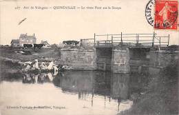 Quinéville     50       Le Vieux Pont  Sur La Sinope - Lavoir, Lavandières, Vaches - Other & Unclassified