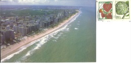 BRASIL  BRASILE  PERNAMBUCO  Praia De Boa Viagem  Nice Stamps  Fruits Theme - Recife
