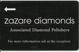 CARTE°-PASS MAGNETIQUE-ZAZARE DIAMONDS-TBE-RARE - Cartes De Salon Et Démonstration