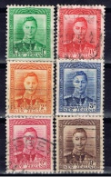 NZ+ Neuseeland 1938 Mi 239 241-43 246 248 Georg VI. - Used Stamps