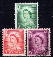 NZ+ Neuseeland 1953 Mi 335-36 338 343-44 Elisabeth II. - Used Stamps