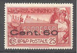 Saint Marin: Yvert Expres N° 3* - Express Letter Stamps