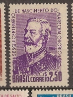 Brazil ** & Centenário Do Nascimento Do Marechal Manuel Osório 1958 (650) - Unused Stamps